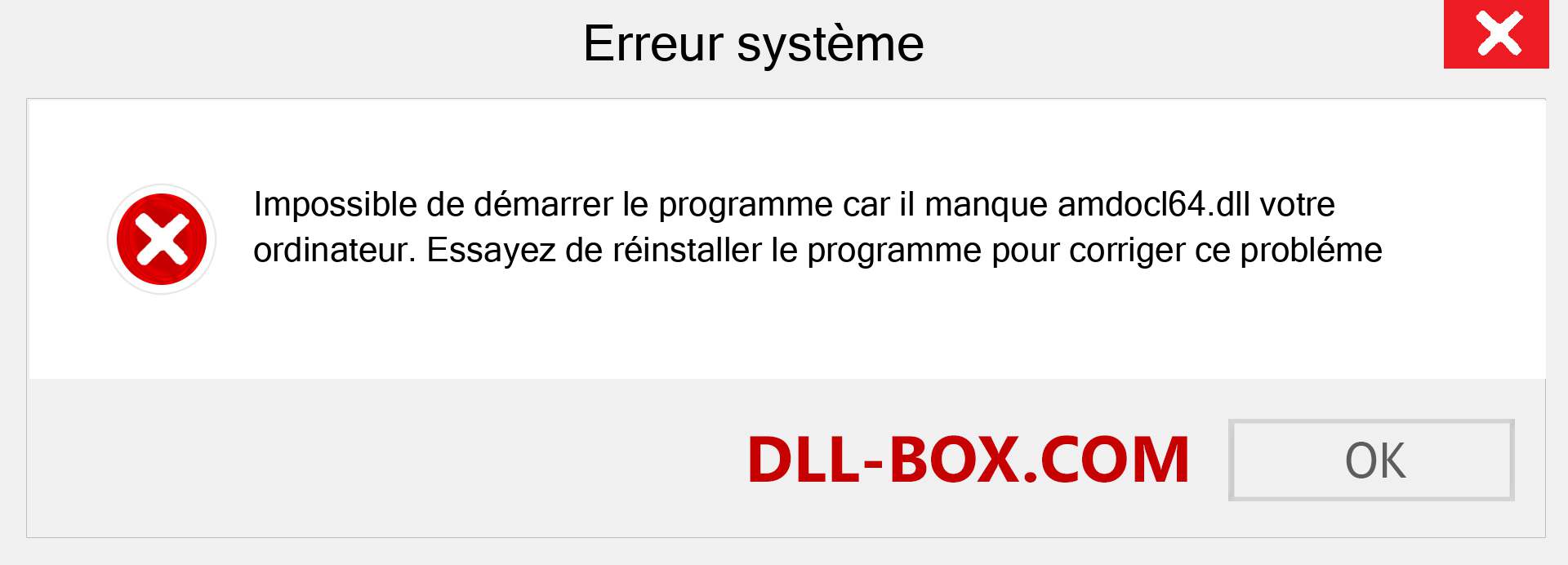 Le fichier amdocl64.dll est manquant ?. Télécharger pour Windows 7, 8, 10 - Correction de l'erreur manquante amdocl64 dll sur Windows, photos, images